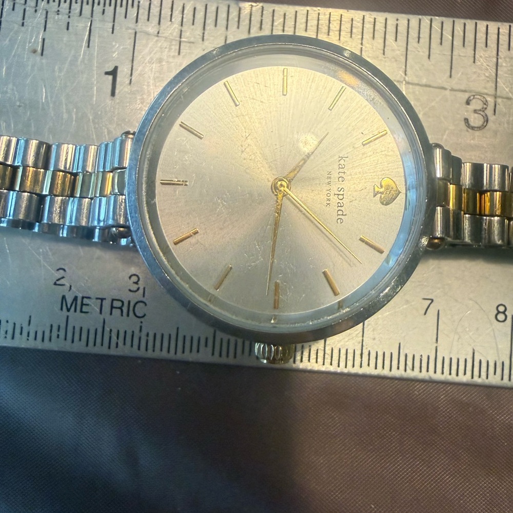 Kate Spade Holland Two-Tone Gold/Silver Stainless Steel Watch model KSW1119 - Picture 4 of 10